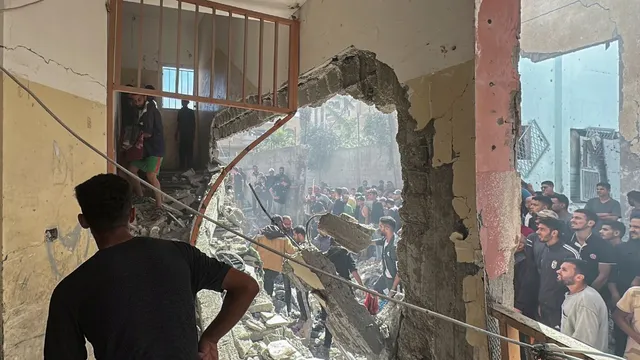 middle-east-remains-on-boil-as-israeli-strike-on-gaza-school-kills-17-india-sends-humanitarian-aid-to-lebanon