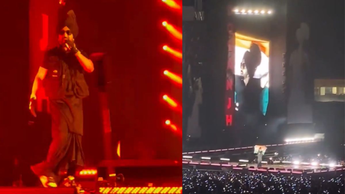 Diljit Dosanjh Waves Indian Flag During Concert In Delhi, Asks Fans 