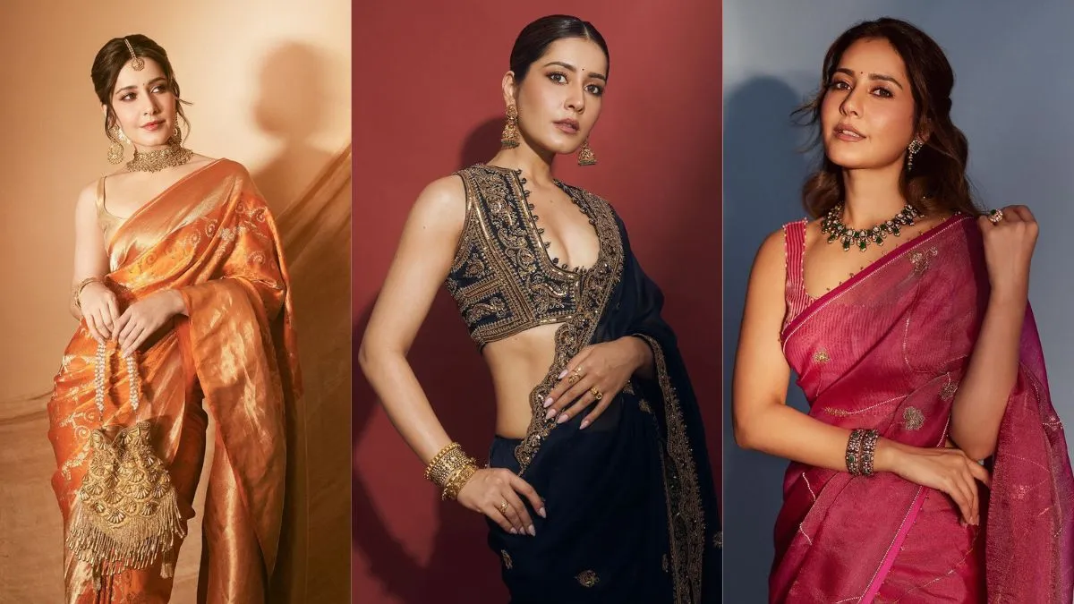 Raashii Khanna Inspired Sassy Saree Blouse Designs To Ooze Oomph This Festive Season