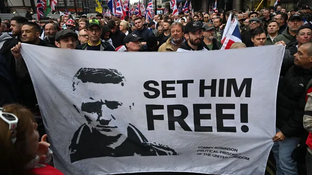 tommy-robinson-anti-islam-leader-far-right-uk-leader-tommy-robinson-arrest-supporters-maga-london-protest-wife-x-account-edl-news