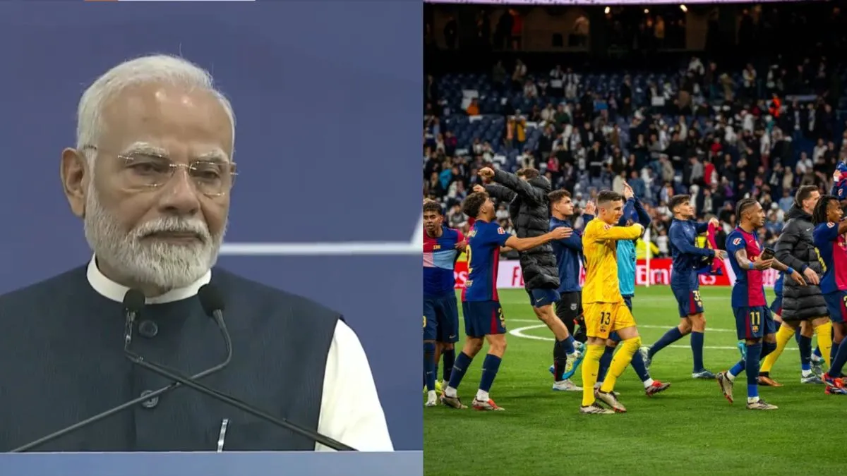 real-madrid-vs-barcelona-pm-modi-on-real-madrid-vs-barcelona-match-fever-in-india-like-spain-there-was-verbal-spat-between-fans-of-both-clubs