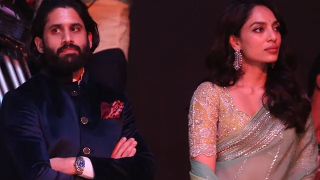 anr-national-awards-2024-sobhita-dhulipala-arrives-with-naga-chaitanya-poses-with-akkineni-family