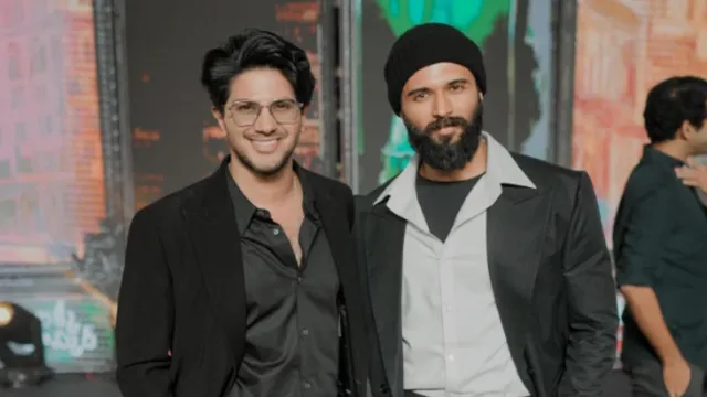 dulquer-salmaan-calls-vijay-deverakonda-his-lucky-charm-at-lucky-baskhar-movie-pre-release-event-watch