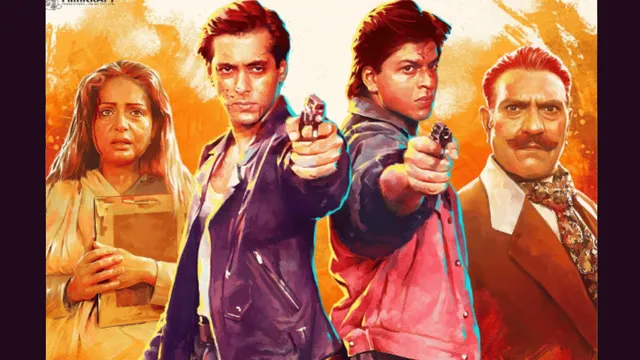 salman-khan-shah-rukh-khan-fans-go-crazy-over-re-release-of-rakesh-roshan-directed-karan-arjun-viral-videos