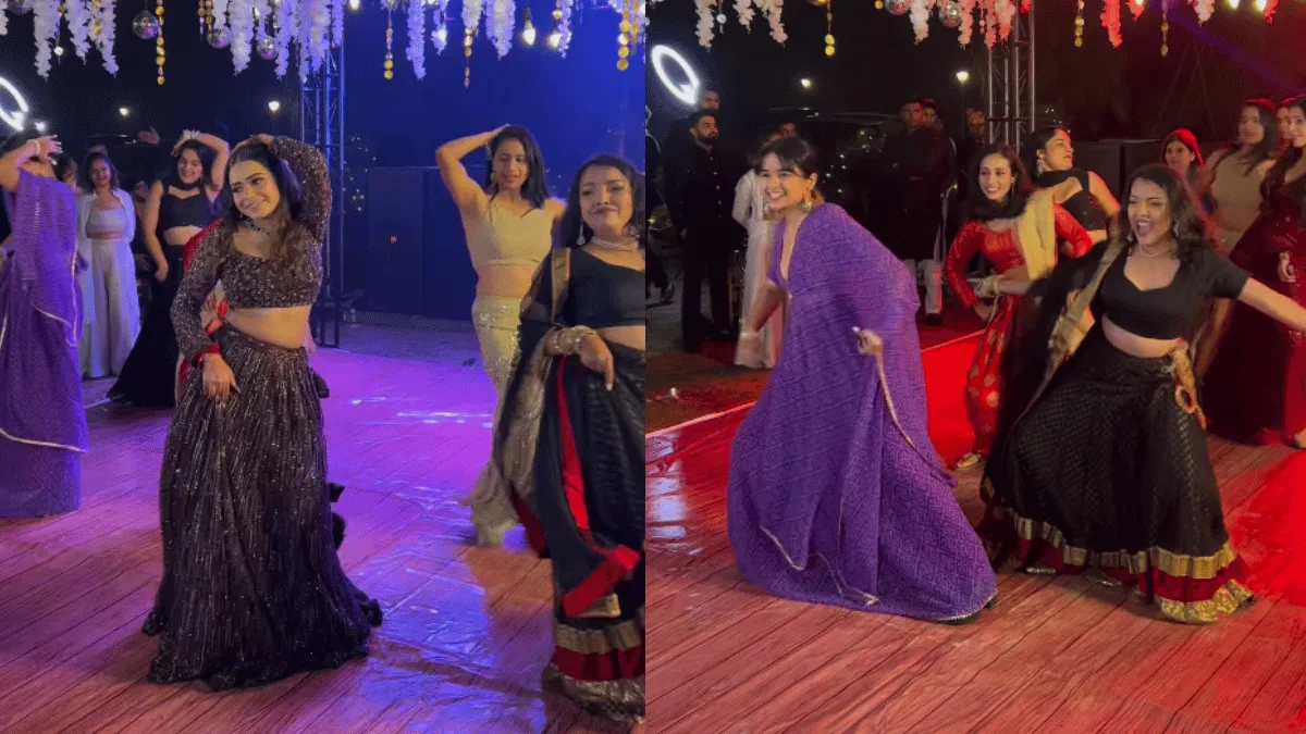 Viral Video: ‘Dancer’ Bride Aces Wedding Dance With Bridesmaids On Jadoo Ki Jhappi Song; Internet Calls It ‘Perfection’