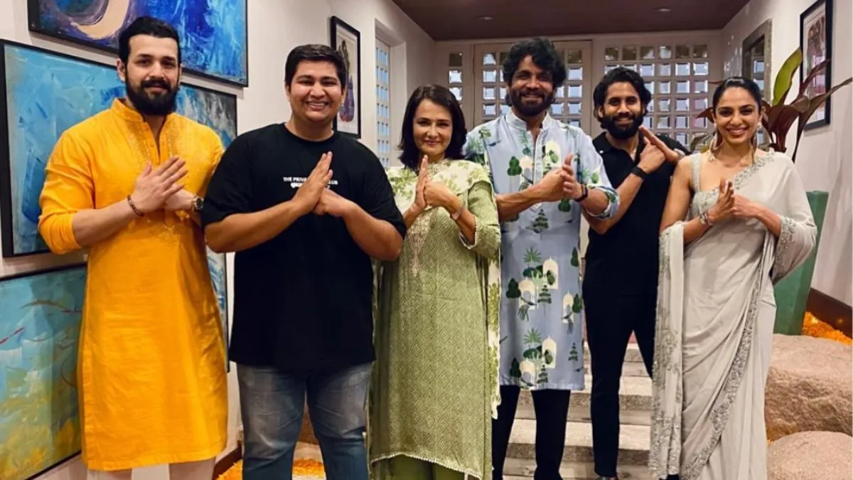 sobhita-dhulipala-and-naga-chaitanya-celebrate-their-first-diwali-together-as-fiances-ahead-of-wedding-photos