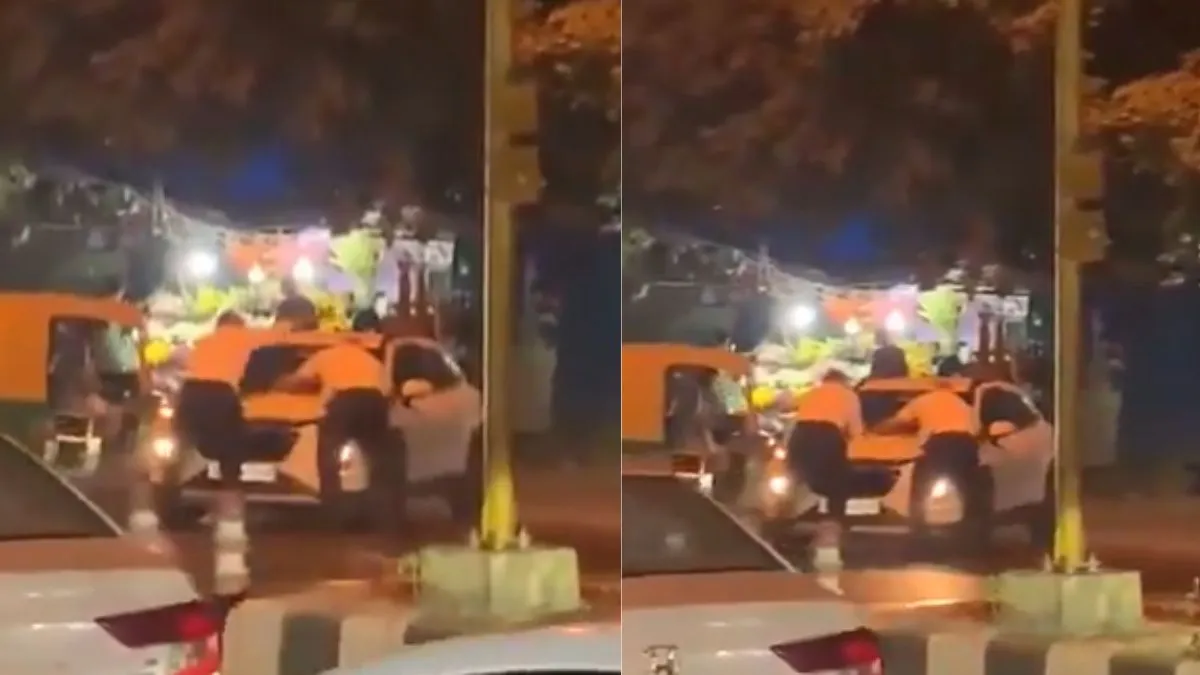 delhi-traffic-police-officers-dragged-on-car-bonnet-for-20-metres-in-kishan-garh-video-goes-viral