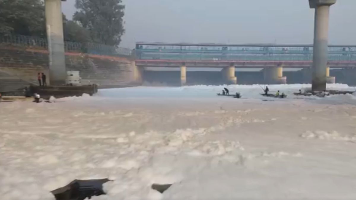 Delhi: Toxic Foam Blankets Yamuna River Ahead Of Chhath Puja, Sparks  Political Blame Game Between AAP And BJP