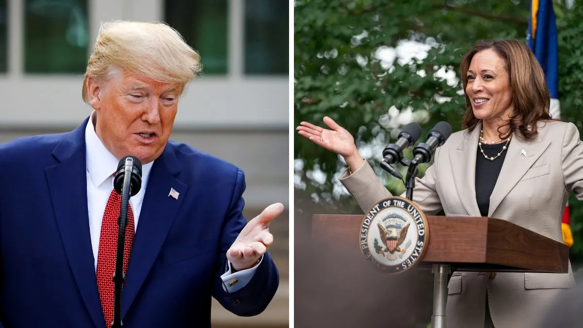 US Presidential Polls Trump Faces LastMinute Setback As Harris Gains