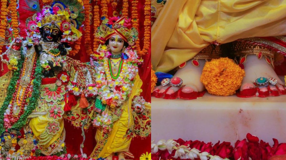 gopashtami-2024-why-radha-rani-dresses-up-as-gwala-or-cowherd-and-give-charan-darshan-only-on-gopashtami-know-here