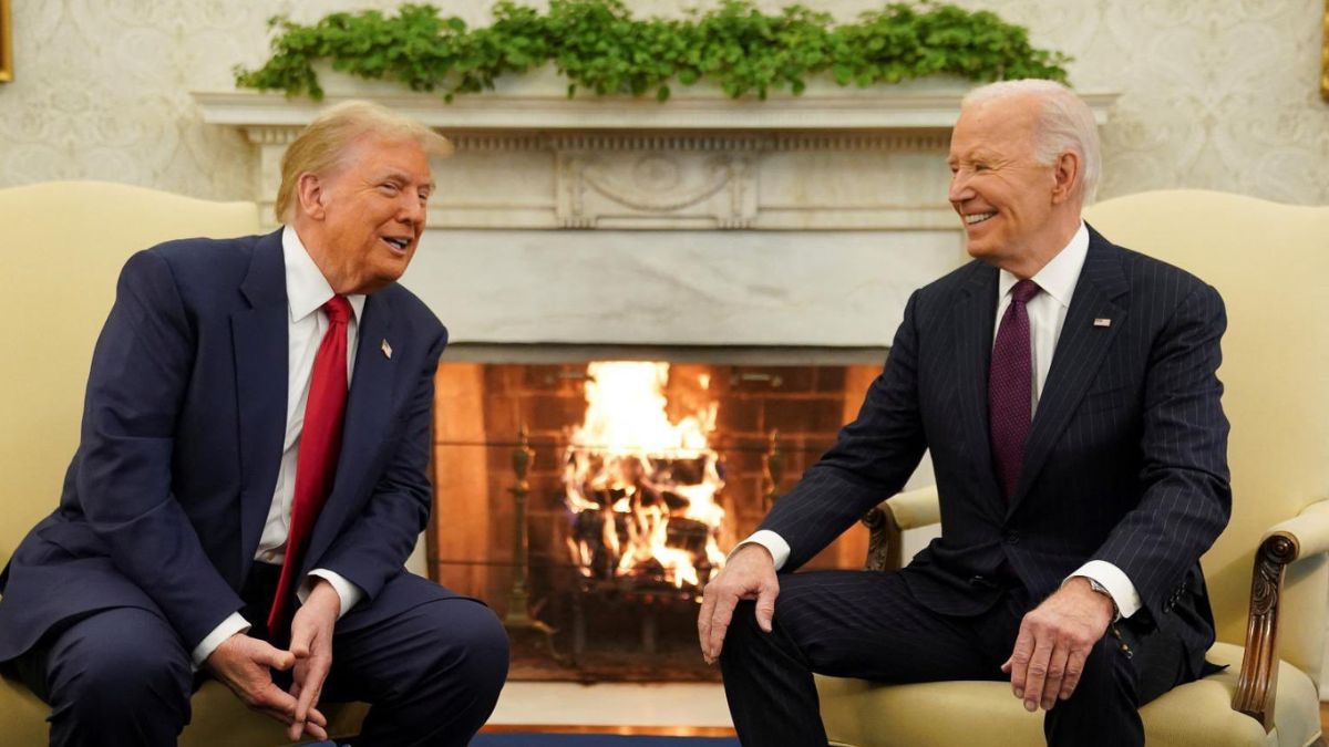 Joe Biden Meets Donald Trump At White House To Discuss Power Transfer