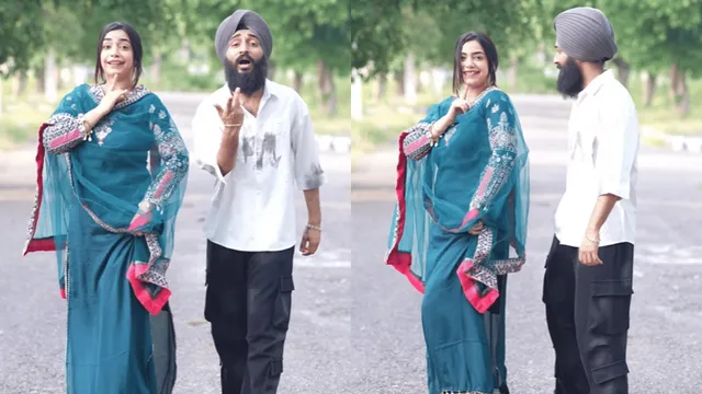 kulhad-pizza-couple-viral-video-gurpreet-kaur-brings-out-her-inner-madhuri-dixit-with-this-dance-sehaj-arora-grooves-along-after-mms-leak-controversy