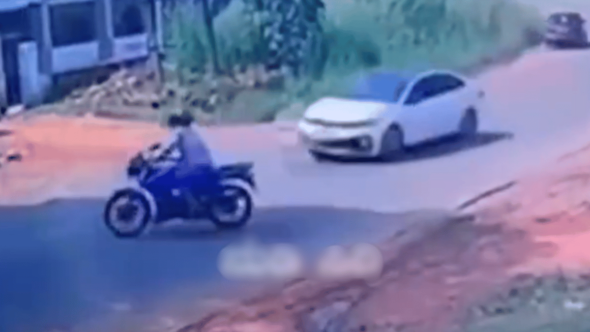 car-dramatically-flies-across-street-after-colliding-with-bike-netizen-blame-impatience-viral-video