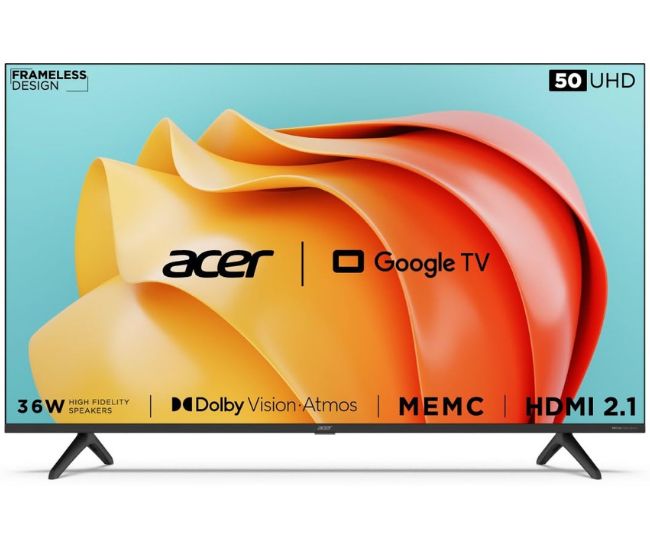 Acer (50 pouces) 4K Ultra HD Smart LED Google TV 