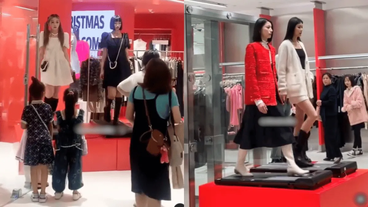 Viral Video: China Store Replaces Mannequins With Models On Treadmill; Netizens Have Questions