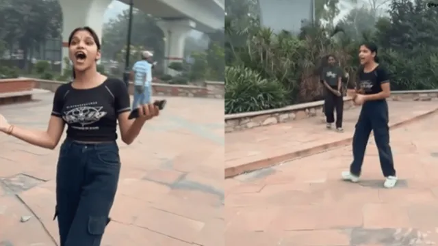 delhi-girls-fighting-in-public-cringe-out-internet-viral-video-angrezi-main-gaali-aati-hai