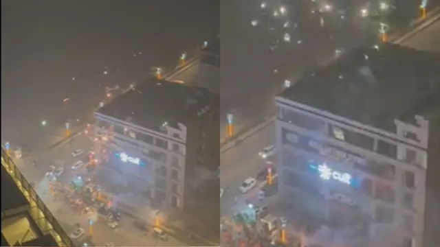 celebrating-1000-mark-of-aqi-netizens-bash-gurgaon-wedding-procession-for-igniting-firecrackers-amid-air-pollution