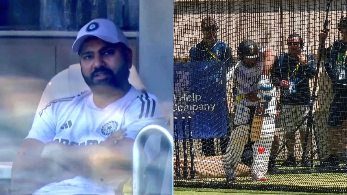 rohit-sharma-returns-gautam-gambhir-dressing-room-indian-national-cricket-team-vs-australian-mens-cricket-team-match-indian-captain-bgt-perth-test