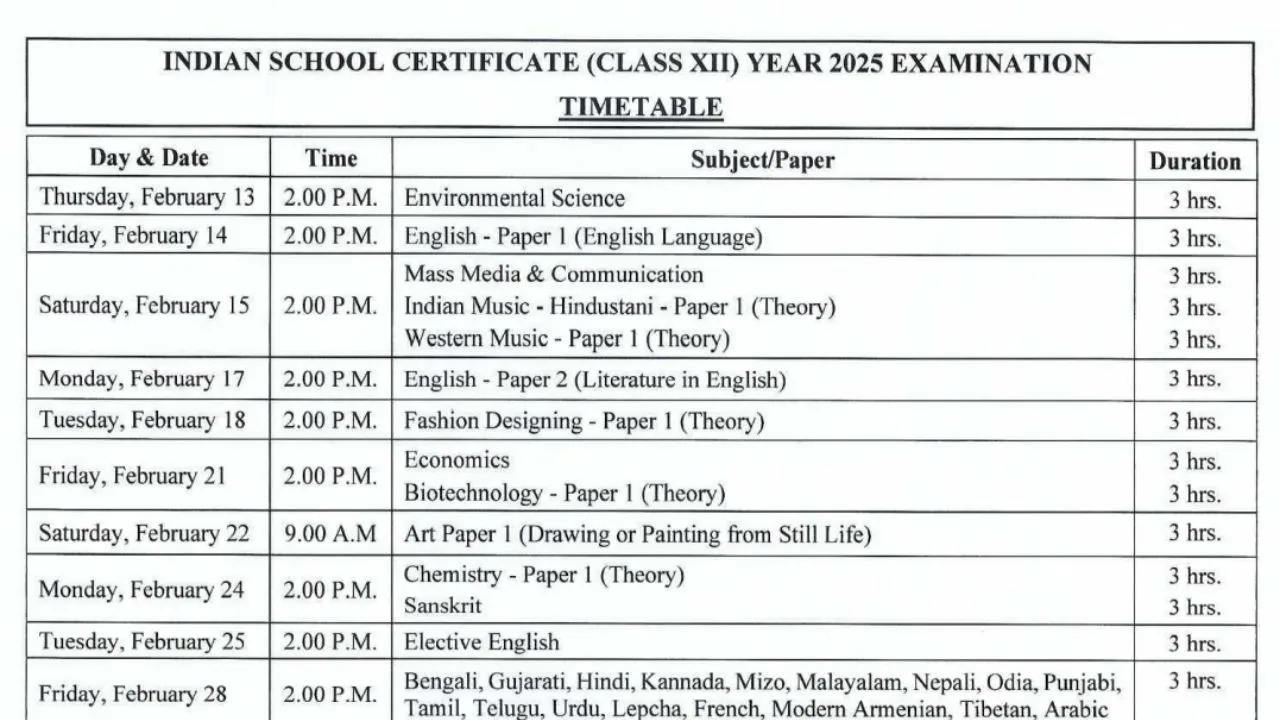 isc-date-sheet-2025-out-cisce-class-12th-time-table-pdf-released-at-cisceorg-check-schedule-here