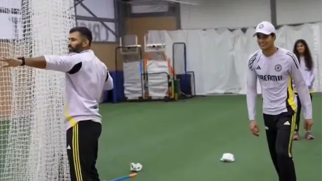 australia-national-cricket-team-vs-india-cricket-team-shubman-gill-abhishek-nayar-fielding-drill-watch-banter-adelaide-test-injury