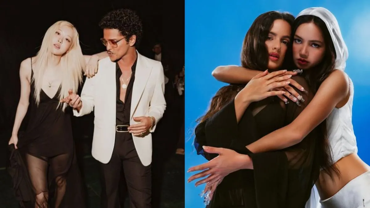 Best Kpop Collabs Of 2024 BLACKPINK RoseBruno Mars, LisaRosalia, BTS