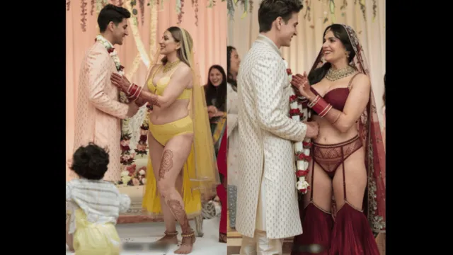 pictures-of-bride-wearing-banarasi-bikini-at-wedding-ceremony-triggers-desis-real-or-fake
