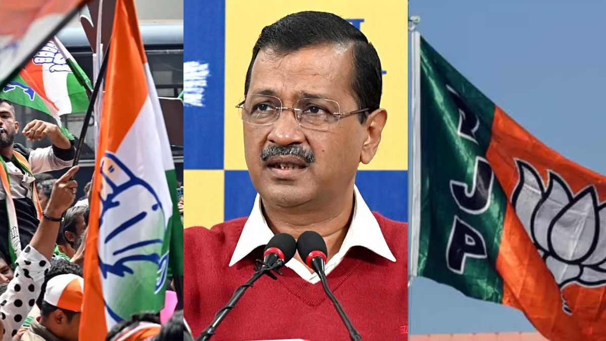 Delhi Election 2025 As AAP Gears For ThreeWay Battle With BJP And