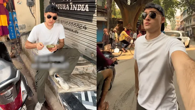 fast-food-or-last-food-foreign-vlogger-tries-indian-street-food-for-hygiene-test-draws-criticism-viral-video