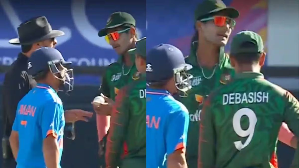 U19 Asia Cup 2024 Final Big Fight Emerge Between India And Bangladesh