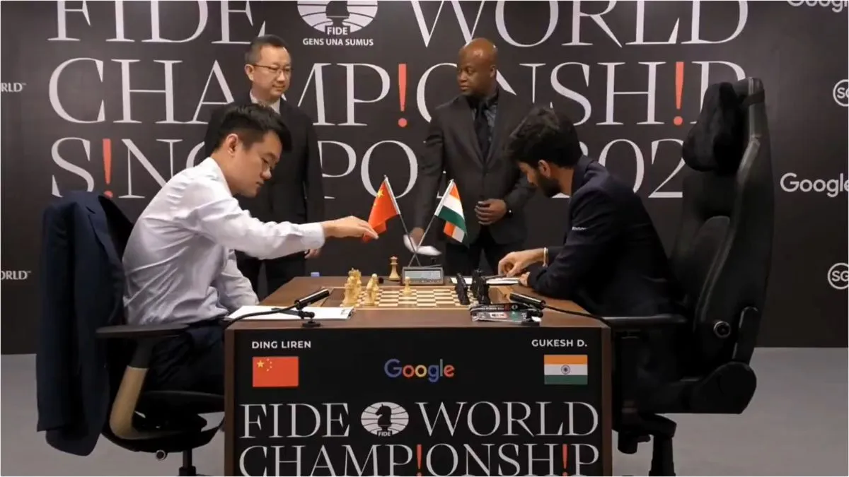 World Chess Championship 2024 D Gukesh Suffers Defeat Against Ding