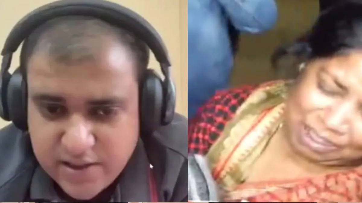 atul-subhash-suicide-griefstricken-mother-collapses-at-patna-airport-amid-media-frenzy-watch