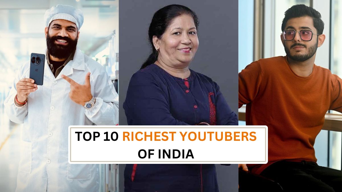 Top 10 Richest YouTubers Of India: Know Their Education, Journey And Total Net Worth