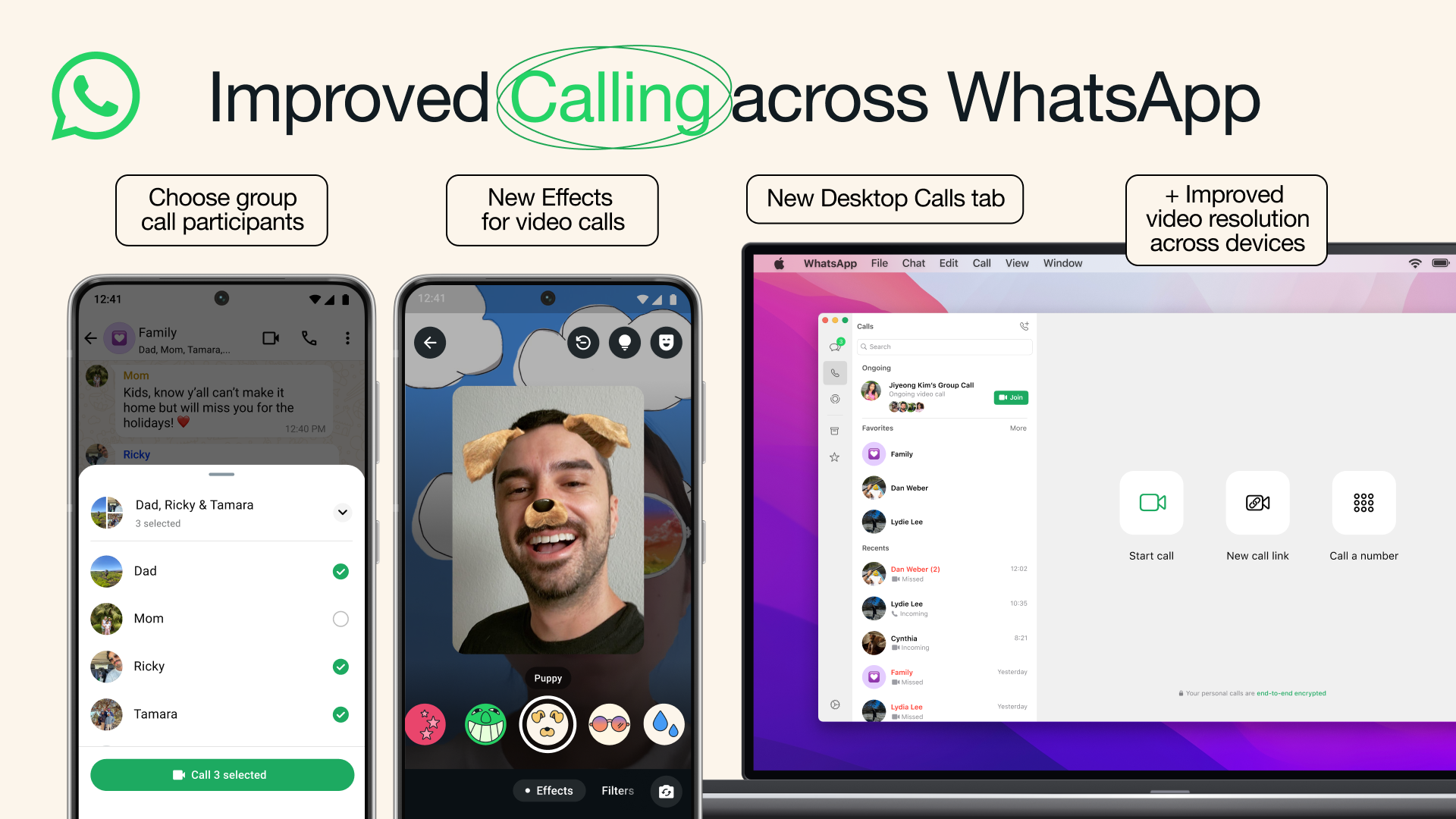 WhatsApp Introduces New Video Effects, Enhanced Calling Features In