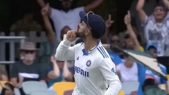 india-national-cricket-team-vs-australia-national-cricket-team-virat-kohli-shushes-gabba-sunning-catch-marnus-labuschagne-brisbane-test