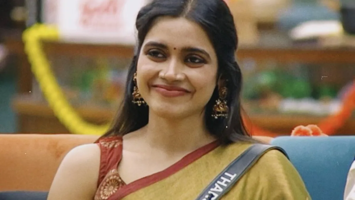 bigg-boss-tamil-8-elimination-tharshika-exits-from-vijay-sethupathi-show