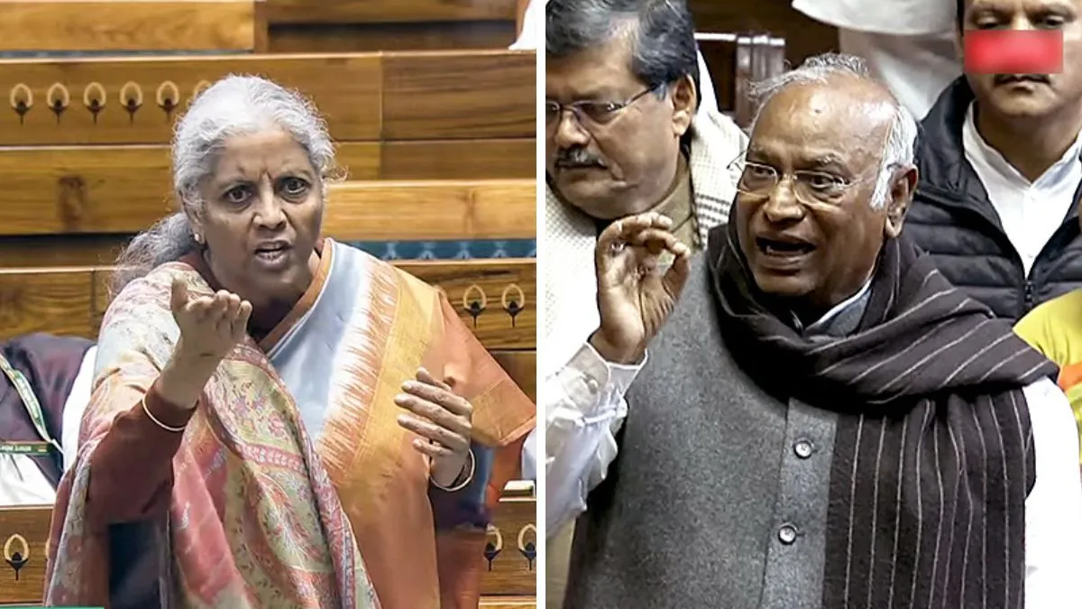 Constitution Debate: BJP Accuses Congress Of Amending Lawbook To Favour Family, Kharge Reacts With 'Manusmriti' Jab