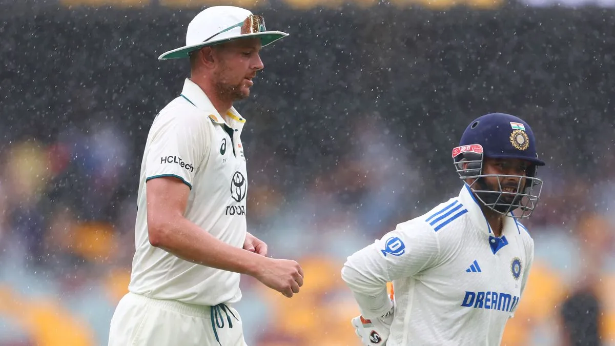 india-vs-australia-3rd-test-score-gabba-rain-virat-kohli-india-vs-australia-rishabh-pant-mitchell-starc