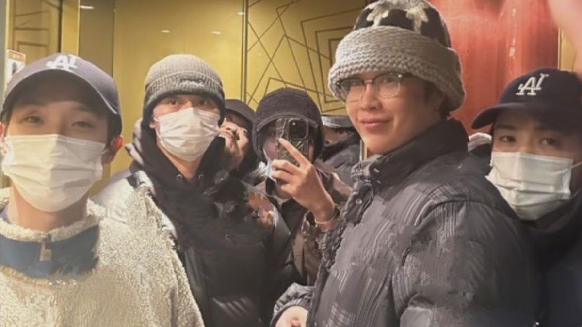 BTS V Takes Break From Military To Enjoy With Wooga Squad Members Park