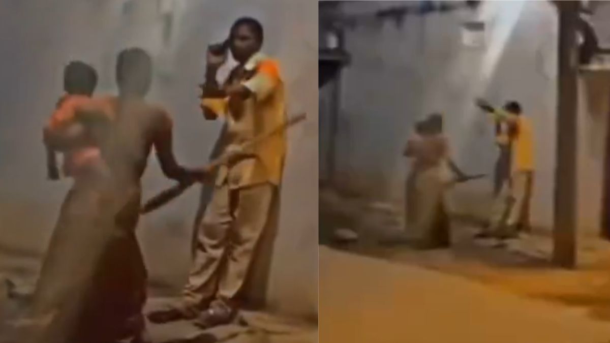 angry-wife-beats-drunk-husband-with-broomstick-on-road-internet-reacts
