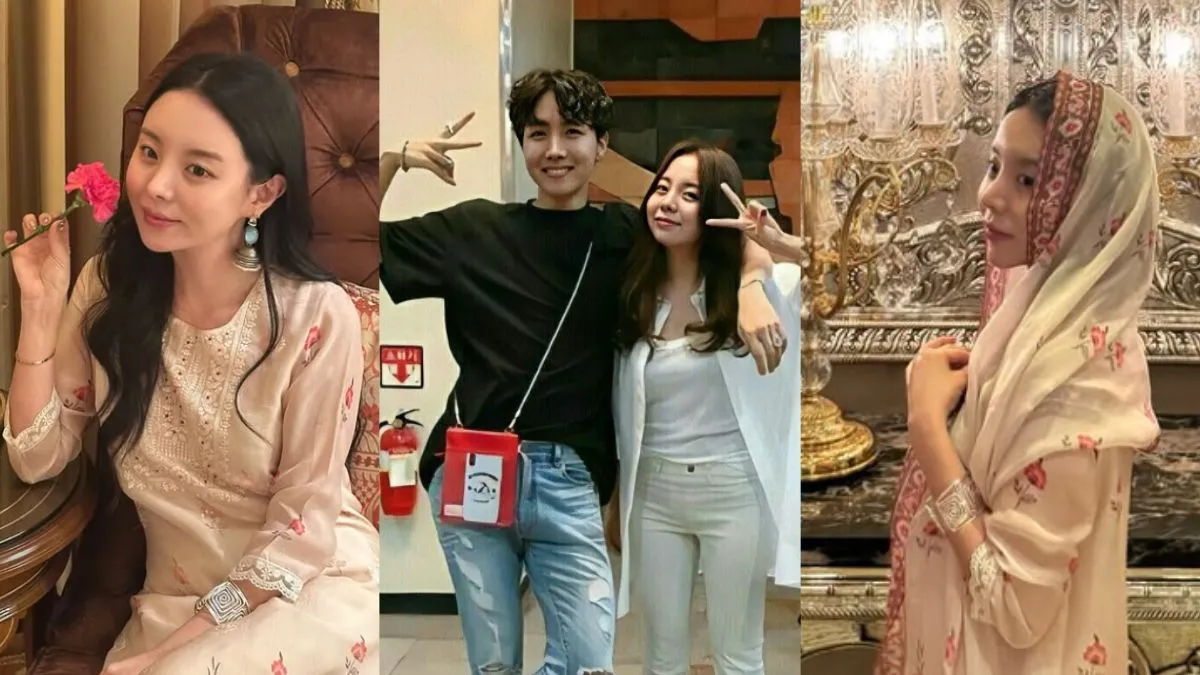 BTS Jhope's Sister Jiwoo Stuns In Her Desi Girl Era In Traditional Indian Attire; ARMYs Go Gaga: 'So Beautiful...'