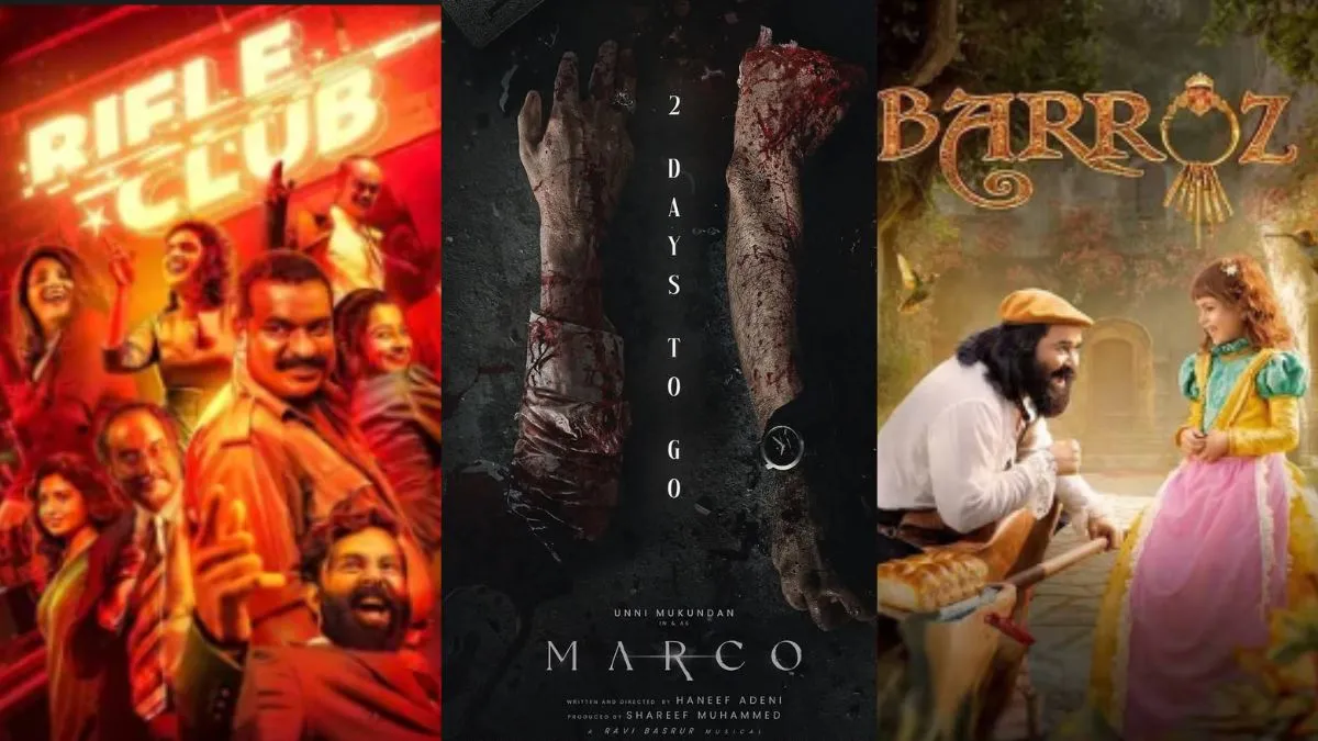 upcoming-malayalam-movies-releasing-in-theatres-barroz-rifle-club-marco-and-more