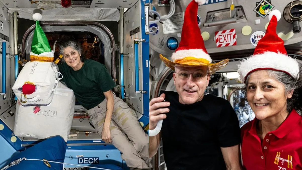 Sunita Williams' Extended Stay In Space Pre-Planned? Netizens React After  Latest Christmas Pictures Go Viral