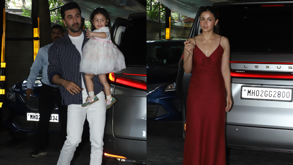 Ranbir Alia and Raha