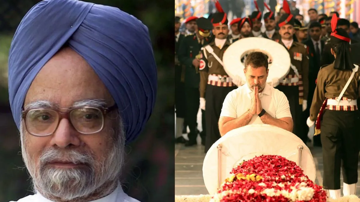 India Bids Adieu To Manmohan Singh: BJP Blasts Rahul Gandhi For  Politicising Former PM's Death, AAP Criticises Centre Over Last Rites 