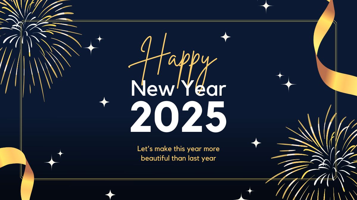 Happy New Year Card Ideas 2025 Creative Greeting Card Designs To Send