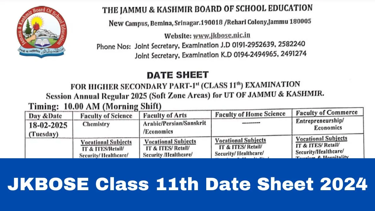 jkbose-class-11th-date-sheet-2024-out-jk-board-class-11-exam-dates-announced-check-schedule-here
