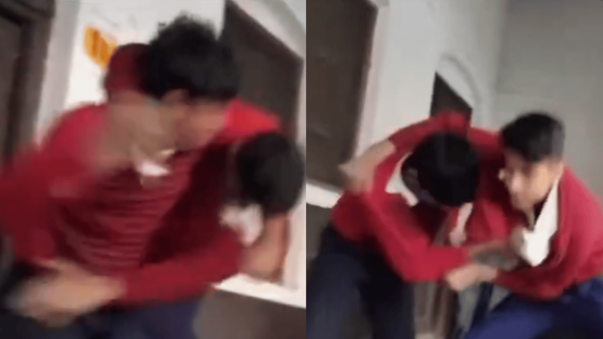 Viral Video: School Boys Resort To Ugly Fight Inside Classroom ...