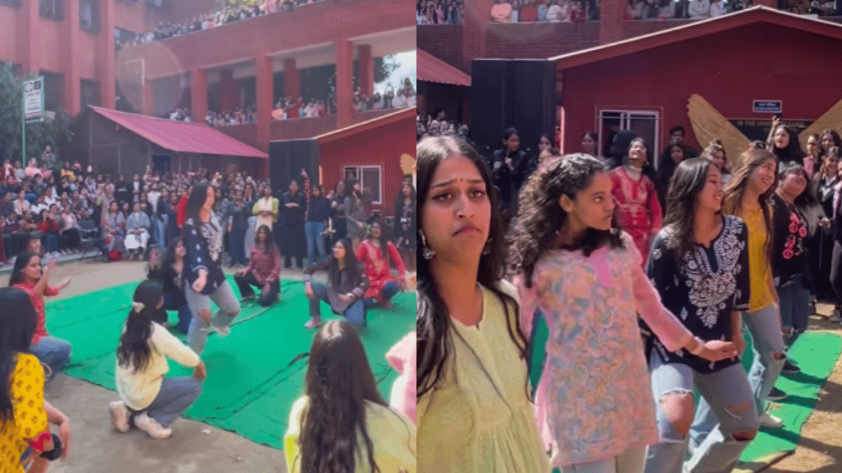 Girl Gets Her ‘Gulaabo’ Moment While Group Dancing Netizens In Love