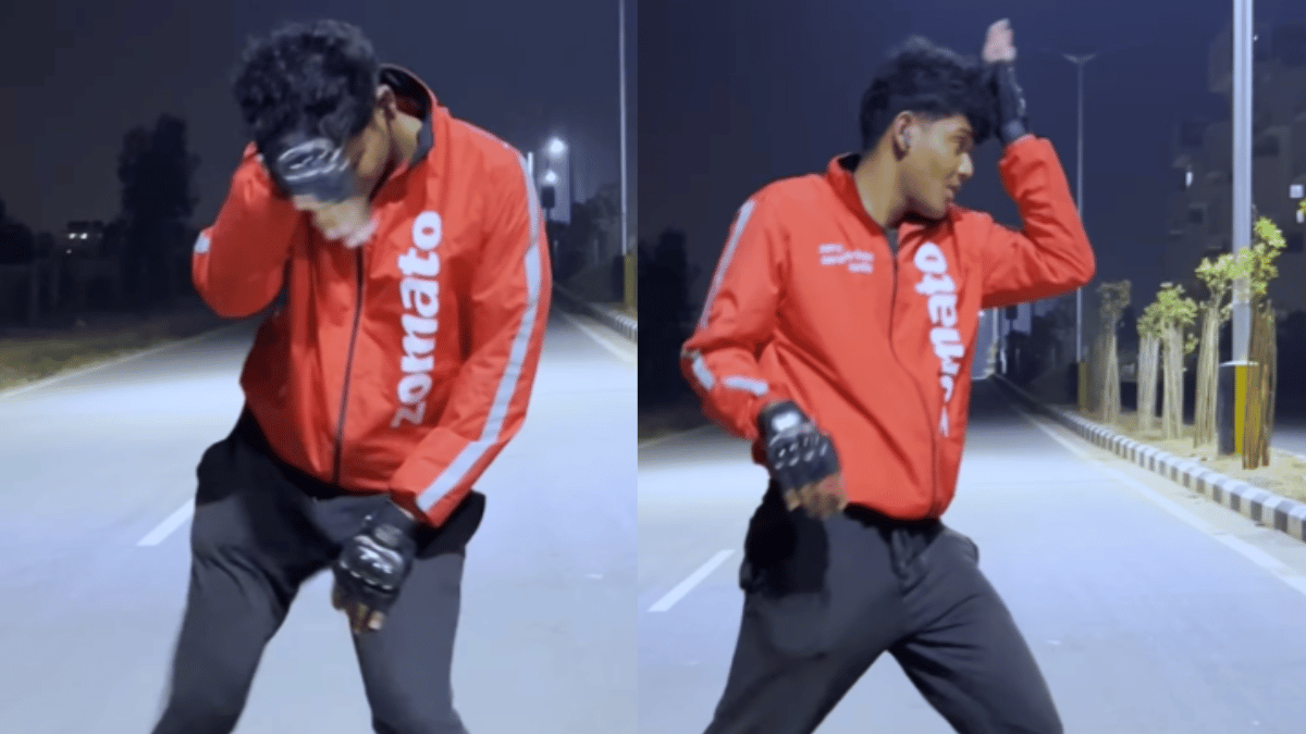 zomato-delivery-boy-switches-to-uljha-jiya-mode-viral-dance-video-triggers-order-getting-late-jokes