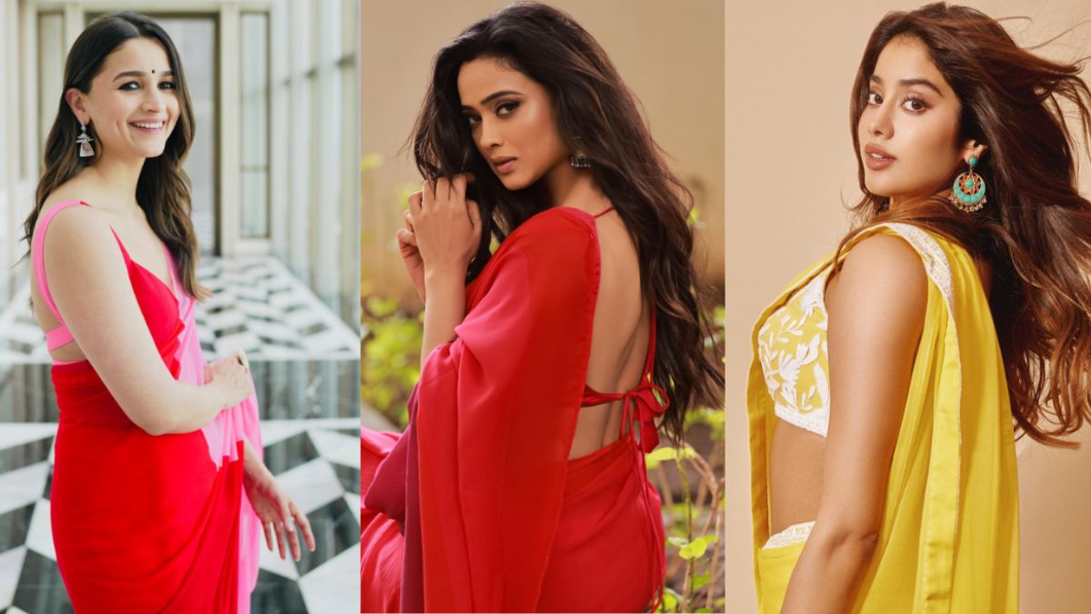 Celeb Saree Looks: 100 Hot Pics of Bollywood Actresses in Saree 2021